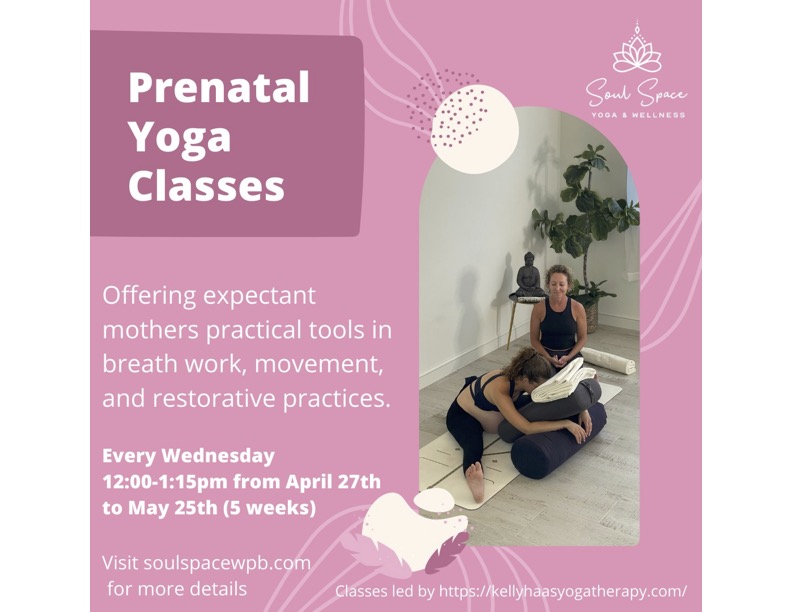 Prenatal Yoga Series · 5 week series · WPB